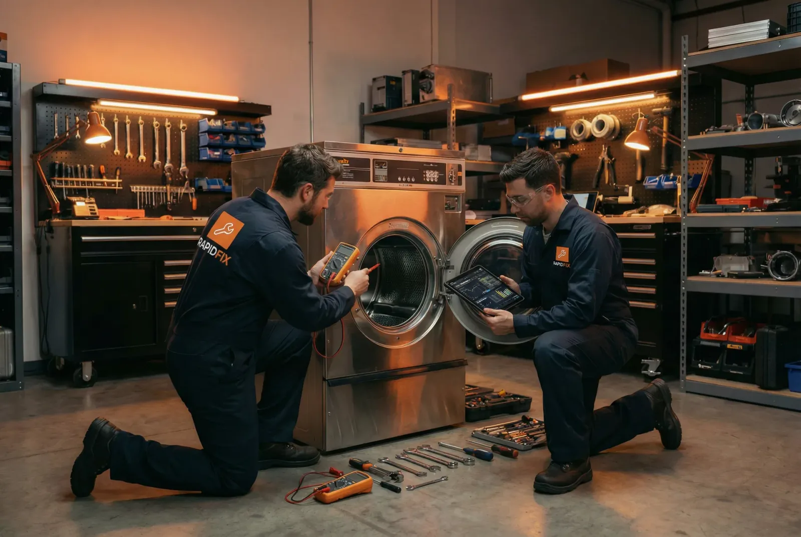 Appliance diagnostic testing with a digital multimeter